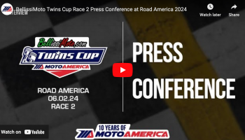 Video: BellissiMoto Twins Cup Race Two Press Conference From Road America